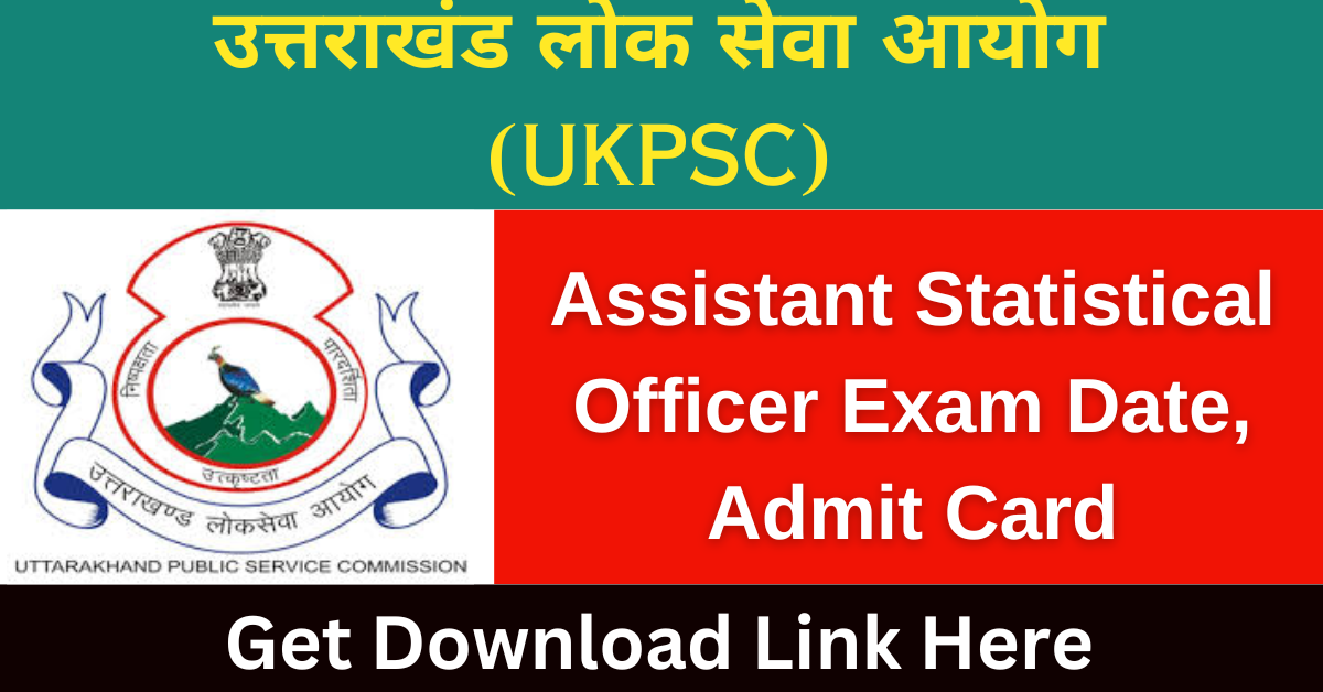 UKPSC Assistant Statistical Officer Admit Card 2024